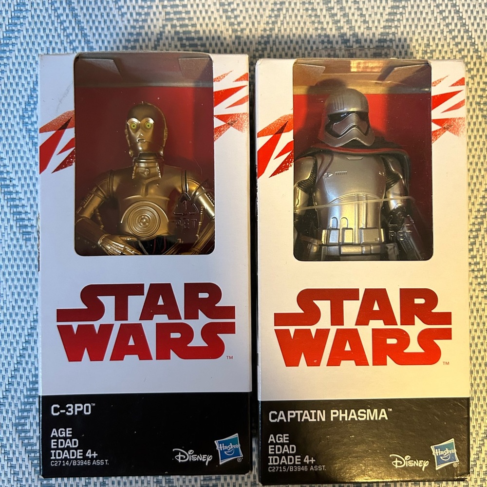 2 Disney Star Wars Hasbro Figures